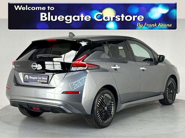 Image for 2024 Nissan Leaf 40kWh TEKNA**HEATED MULTIFUNCTIONAL STEERING WHEEL**BLACK LEATHER INTERIOR**ELECTRIC HANDBRAKE**TOUCH SCREEN MEDIA**SATNAV**REVERSE CAMERA**BLUETOOTH**KEYLESS START**FINANCE AVAILABLE**