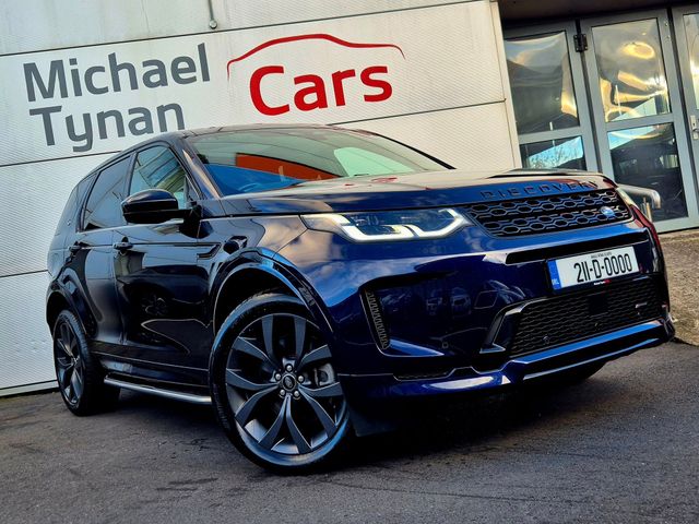 Image for 2021 Land Rover Discovery Sport R-Dynamic P300e Automatic, AWD, Panoramic roof, Black & Beige Leather, Grey 20" Alloys, Reverse Camera, Blind Spot Detection, Side Steps