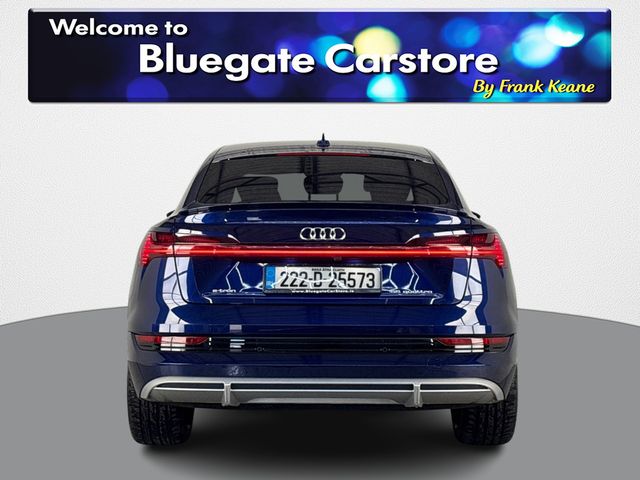 Image for 2022 Audi e-tron S LINE 55 QUATTRO SPORTBACK **NEW 22 INCH ALLOYS**REVERSE CAMERA**FRONT AND REAR PARKING SENSORS**ELECTRONIC HANDBRAKE**APPLE CARPLAY**ANDROID AUTO**FRONT HEATED SEATS**BLACK LEATHER INTERIOR**