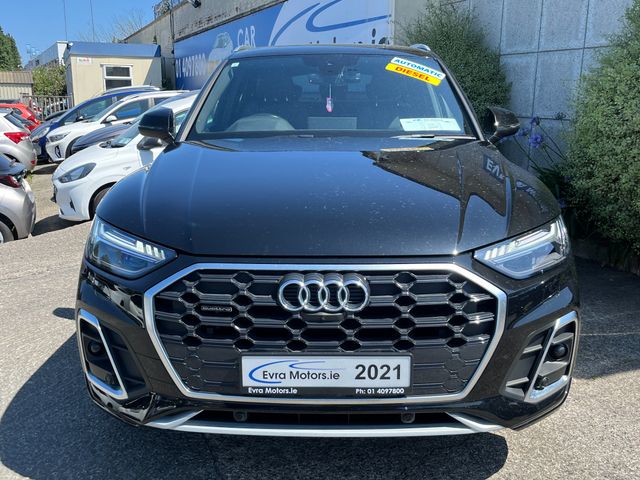Image for 2021 Audi Q5 S-LINE QUATTRO AUTOMATIC 40TDI 2.0 DIESEL //HIGH SPEC//HALF LEATHER HEATED ELECTRIC SEATS//KEYLESS ENTRY//ADAPTIVE CRUISE CONTROL//REVERSE CAMERA//