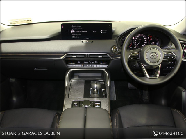 Image for 2023 Mazda CX-60 @MAZDA SOUTH DUBLIN, 3.3 D 254hp AWD *JUST LISTED*HIGH SPEC* HOMURA PLUS*DRIVERS ASSISTANCE PACK, CONVENIENCE PACK AND PANORAMIC SUNROOF, ARTIC WHITE WITH BLACK LEATHER , RADAR CRUISE WITH MAZDA PILOT