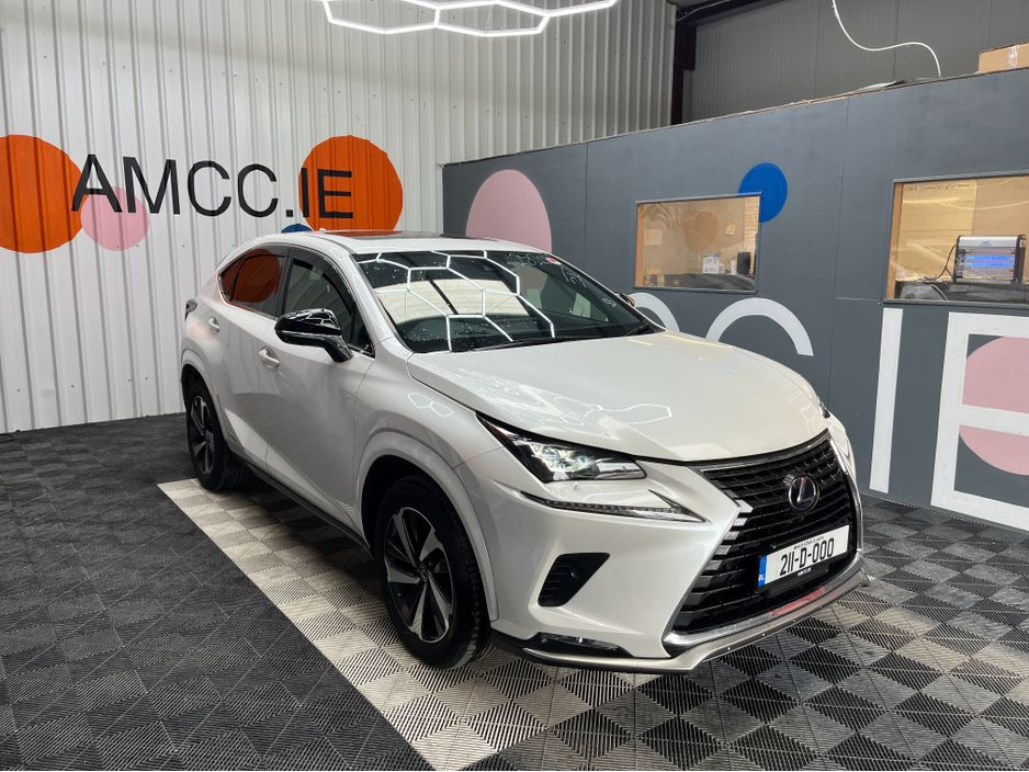 Image for 2021 Lexus NX 300h €38950 2021 LEXUS NX300H SPECIAL EDITION SPICE A 2.5 AUTOMATIC / CRUISE CONTROL / REVERSE CAMERA / ELECTRIC MEMORY & HEATED SEATS / PADDLE SHIFTERS / HATED STEERING WHEEL / PANORAMIC SUNROOF