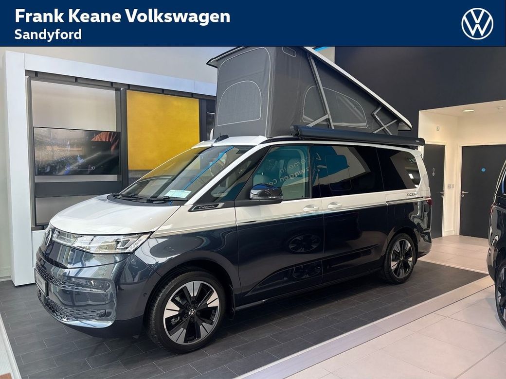 Image for 2026 Volkswagen California OCEAN AUTO 2.0TDI 150BHP *INCOMING STOCK* *FOLDING TRAILER HITCH* *HALMSTED ALLOYS* *ELECTRIC POP-UP ROOF* *REAR VIEW CAMERA* *FRONT AND REAR PARKING SENSORS*