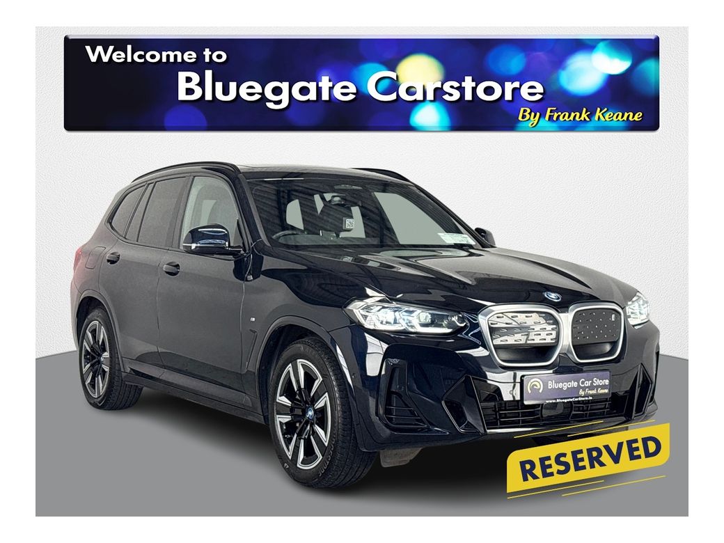 Image for 2023 BMW iX3 M SPORT **FULL BLACK LEATHER INTERIOR**FRONT HEATED SEATS**AUTOHOLD**FULL DIGITAL DASH**LARGE TOUCHSCREEN INFOTAINMENT SCREEN**APPLE CARPLAY**ANDROID AUTO**DRIVE MODES**ELECTRONIC HANDBRAKE**