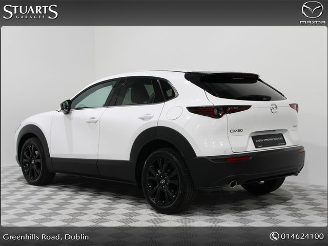 Image for 2022 Mazda CX-30 M Hybrid (122PS) HOMURA 2.0 PETROL* KEYLESS, HEADS UP, NAV, TRAFFIC SIGN RECOGNITION, REAR CAMERA, ADAP CRUISE, LANE DEPARTURE, HEATED SEATS, DUAL CLIMATE, BLIND SPOT DETECTION, PRIVACY