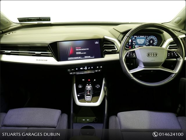 Image for 2023 Audi Q4 e-tron “40 – BIGGER BATTERY* Q4 E-TRON SPORT SUV: TYPHOON GREY METALLIC, 19” DIAMOND CUT ALLOYS, REVERSING CAMERA, ANTHRACITE CLOTH INTERIOR, SPORTS SEATS