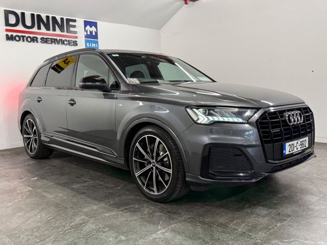 Image for 2020 Audi Q7 **COMMERCIAL 3.0 QUATTRO BLACK EDITION **2 KEYS **PAN SUN ROOF **FLAT BOTTOM MULTI FUNCTION STEERING WHEEL **DIGITAL CLUSTER **ADAPTIVE CRUISE CONTROL **MULTI DRIVE MODES **DIGITAL BLUETOOTH RADIO **