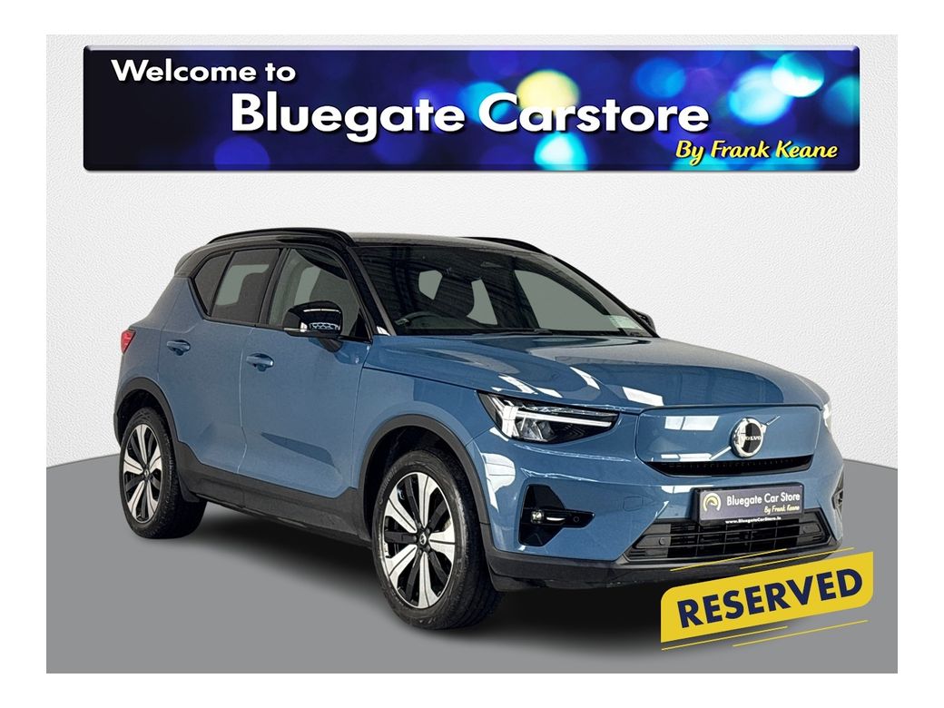 Image for 2023 Volvo XC40 PLUS RECHARGE EV **FULL BLACK CLOTH INTERIOR**REVERSE CAMERA**PARKING SENSORS**FRONT HEATED SEATS**HEATED STEERING WHEEL**APPLE CARPLAY**ANDROID AUTO**FULLY DIGITAL DASH**TOUCHSCREEN INFOTAINMENT**