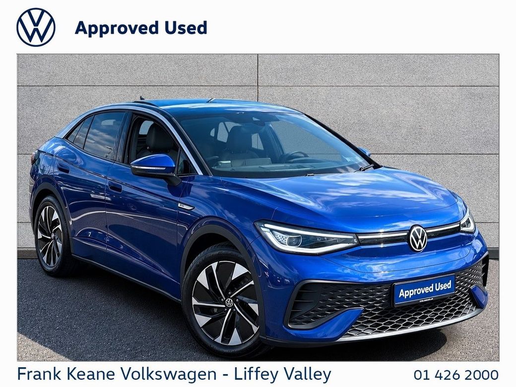 Image for 2022 Volkswagen ID.5 77KWH FAMILY 174HP *BLUE DUSK METALLIC* *PANORAMIC GLASS ROOF* *IQ HEADLIGHTS* *PRIVACY GLASS* *ART VELOUR SEATS* *PARKING CAMERA* *BATTERY CERTIFIED*