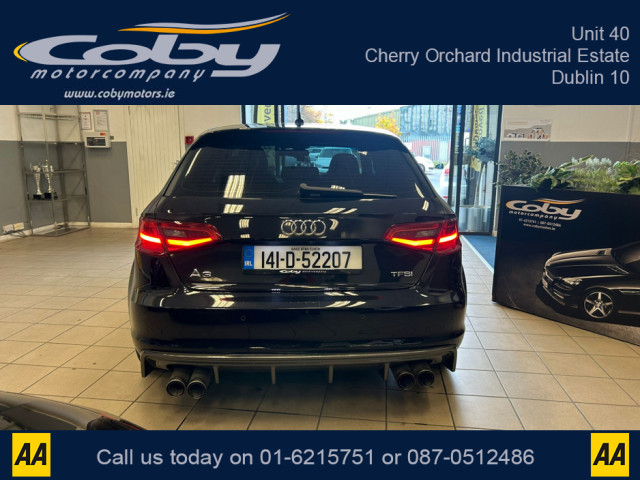 Image for 2014 Audi A3 1.4 5DR Auto New Upgraded Alloy Wheels, New NCT, Full Leather, Privacy Glass, Sat Nav, 2Keys, Climate Control, Cruise Control, Reverse Cam, Parking Sensors, MFSW, Heated Seats, Full Electrics, and mor