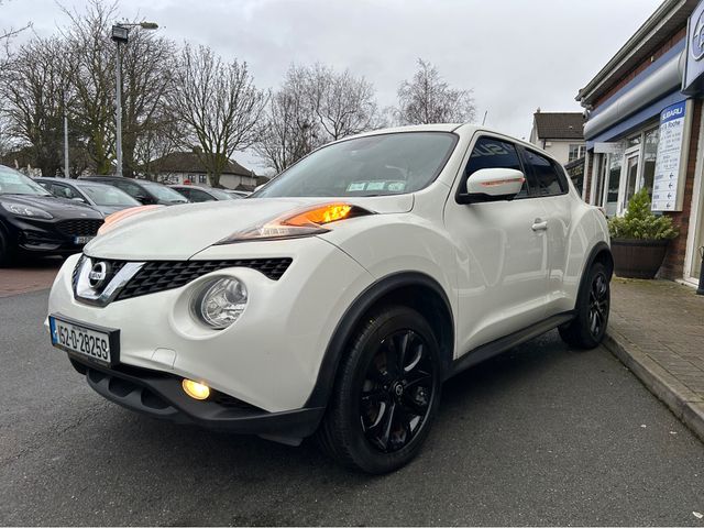 Image for 2015 Nissan Juke 1.5 DCI TEKNA SUV in White + Black Detail & Black Leather - Trade-In Welcome - Assured Dealer Warranty & Fully Serviced -