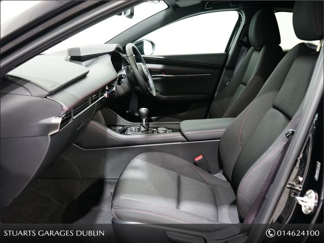 Image for 2026 Mazda Mazda3 E Skyactiv G 140PS 6MT HOMURA*PRE REG SPECIAL*SAVE €4, 460 OFF NEW*@ MAZDA SOUTH DUBLIN, *AVAILABLE FOR IMMEDIETE DELIVERY*KEYLESS, HEADS UP, NAV, TRAFFIC SIGN RECOGNITION, REAR CAMERA, ADA