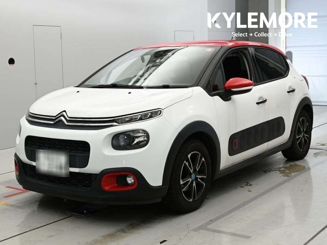 Image for 2019 Citroen C3 1.2 AUTOMATIC - FACTORY ALLOYS - WHITE/RED TWO TONE - REAR CAMERA - CRUISE CONTROL - 