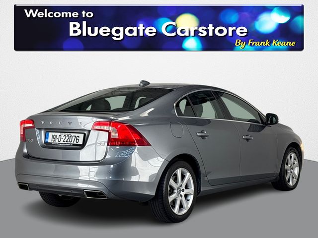 Image for 2019 Volvo S60 D2 SE**HEATED MULTIFUNCTIONAL STEERING WHEEL**FRONT HEATED SEATS**BLACK LEATHER INTERIOR**DUAL CLIMATE CONTROL**DIGITAL MEDIA DISPLAY**DIGITAL DASH**ELECTRIC HANDBRAKE**FINANCE ARRANGED**