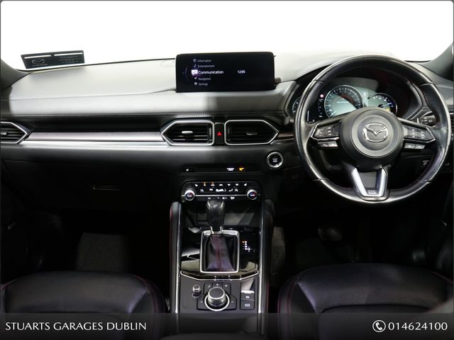 Image for 2024 Mazda CX-5 *SOLD DEPOSIT TAKEN*AUTO PETROL* CX-5 2.0P MILD HYBRID 165ps HOMURA: MACHINE GREY WITH BLACK LEATHER, SUNROOF, MEMORY SEATS, BOSE SOUND, ELECTRIC BOOT, KEYLESS, HEADS UP
