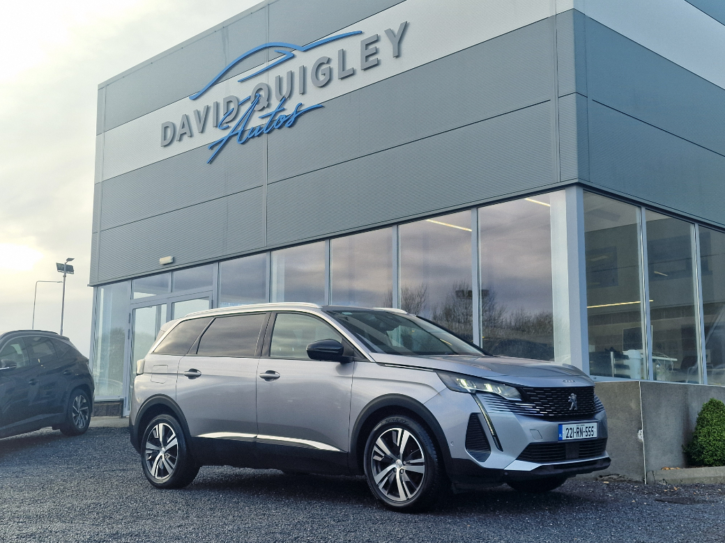 Image for 2022 Peugeot 5008 FL Allure 1.5 Blue HDI 130 6.2*QUALITY ASSURED USED CARS*SIMI APPROVED*GREAT RATE FINANCE AVAILABLE*WELCOME TO DAVID QUIGLEY AUTOS*