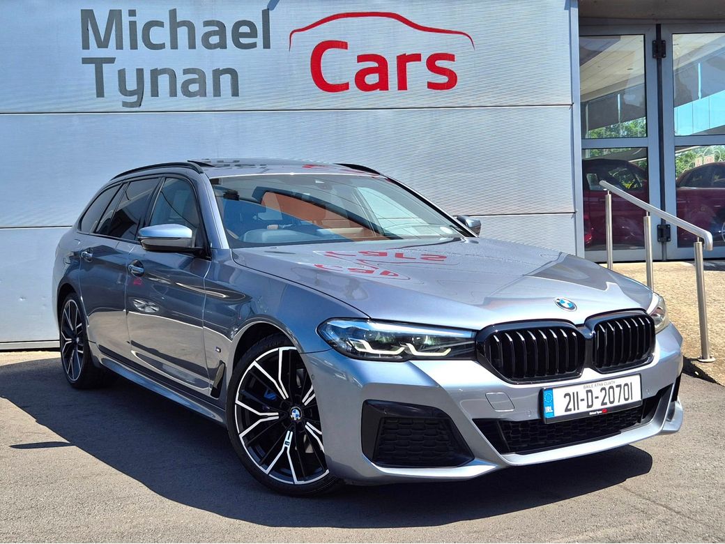 Image for 2021 BMW 5 Series 520d M Sport Pro Touring Shadow Edition (190bhp) Panoramic Sunroof + Cognac Leather + Genuine M Sport 20'' Alloys