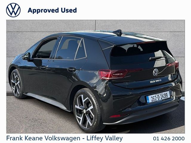 Image for 2026 Volkswagen ID.3 *NEW* ID3 NEO *TEST DRIVE AT FRANK KEANE VOLKSWAGEN LIFFEY VALLEY* *PANORAMIC GLASSROOF* *360 VIEW CAMERA* *SIDE ASSIST* *MEMORY SEATS* *PCP FINANCE AVAILABLE*