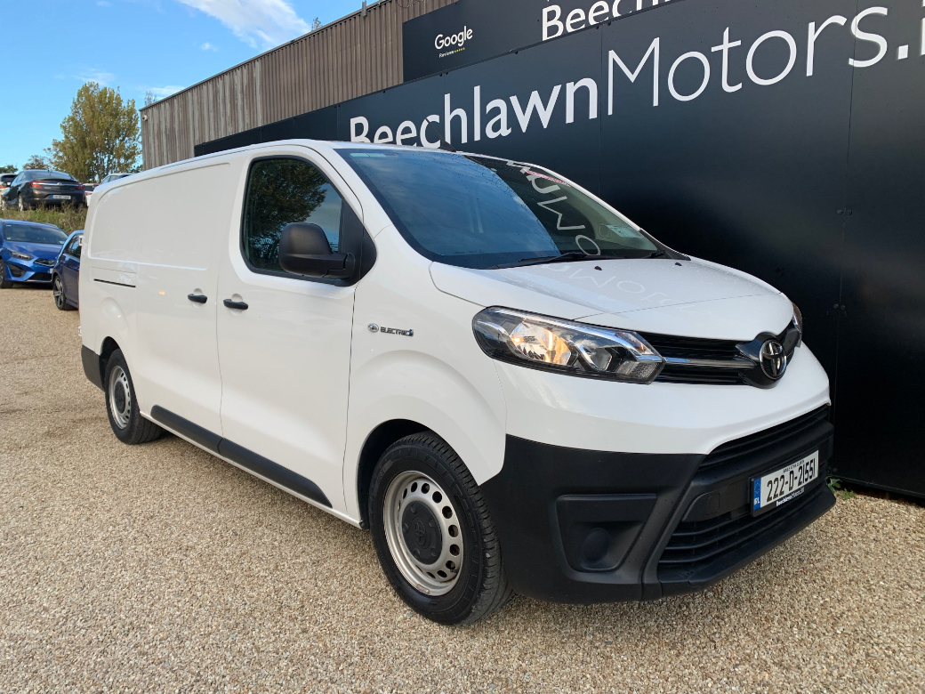 Image for 2022 Toyota Proace 75 KWH AUTOMATIC MWB // PRICE EXCL. VAT // VERY LOW MILEAGE // EXCELLENT CONDITION // 05/27 CVRT // AIR CON, BLUETOOTH AND ELECTRIC WINDOWS // 