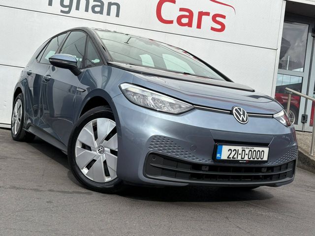Image for 2022 Volkswagen ID.3 Pro 58KWH Life, Climate Control, Heated Seats, CarPlay, Cruise Control - First registered in April 2022 - Trade in Price €20, 888.