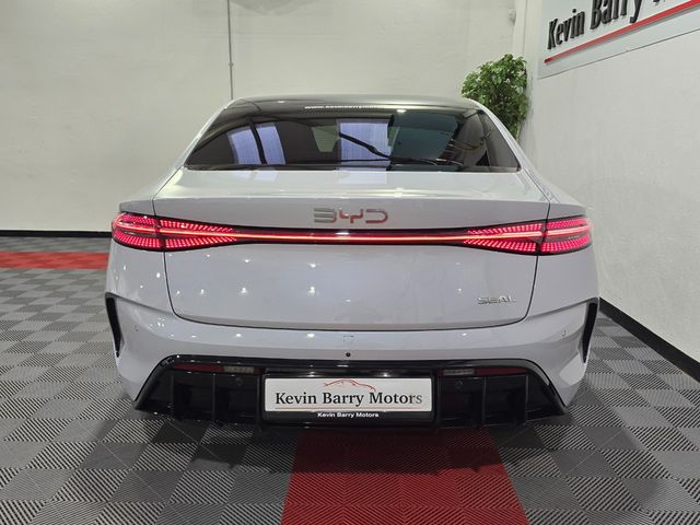 Image for 2026 BYD Seal DESIGN RWD AUTOMATIC **APPLE CARPLAY / ELECTRIC BOOTLID / FULL BLACK PREMIUM LEATHER / HEATED & COOLING FRONT SEATS / PAN ROOF / SAT NAV / 360 DEGREE PARKING CAMERA / WIRELESS PHONE CHARGING**