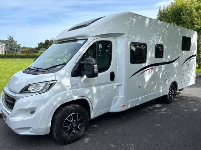 Image for 2021 Fiat Ducato Camper ertusco t series t7400 motorhome **Automatic** 4 Berth With Fixed Rear Bed**, drop down double bed, en suite shower, swivel front seats, separate bedroom, fly screen, electric entry step