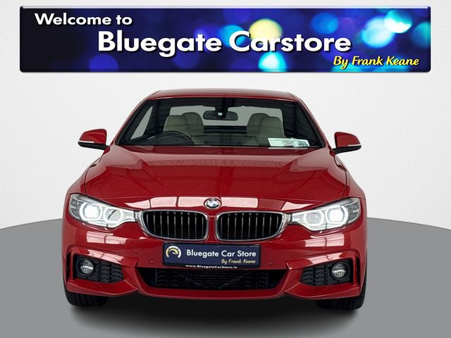 Image for 2018 BMW 4 Series M SPORT HARD TOP CONVERTIBLE**NEW 19" BLACK ALLOYS DUE**CREAM LEATHER HEATED MEMORY SEATS**DUAL CLIMATE**MULTIFUNCTIONAL STEERING WHEEL**HEATED NECK SCARF**PARKING SENSORS**SAT NAV**BLUETOOTH MEDIA**
