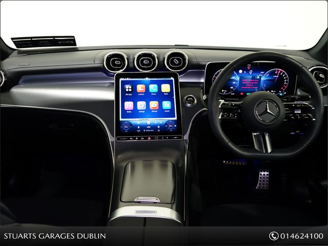 Image for 2025 Mercedes-Benz GLC Class 300e URBAN EDITION PHEV: OBSIDIAN BLACK METALLIC WITH BLACK ARTICO: WIRELESS CHARGER, REVERSING CAMERA, HEATED SEATS, KEYLESS GO, POWERED BOOT