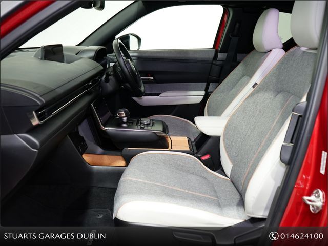 Image for 2021 Mazda MX-30 35.5kwh GT Sport AUTO*SOUL RED CRYSTAL MULTITONE WITH LIGHT MODERN INTERIOR, 360 CAMERA, BOSE SOUND SYSTEM, SUNROOF, KEYLESS, HEADS UP, NAV, TRAFFIC SIGN RECOGNITION, REAR CAMERA, ADAP CRUISE, LANE DE