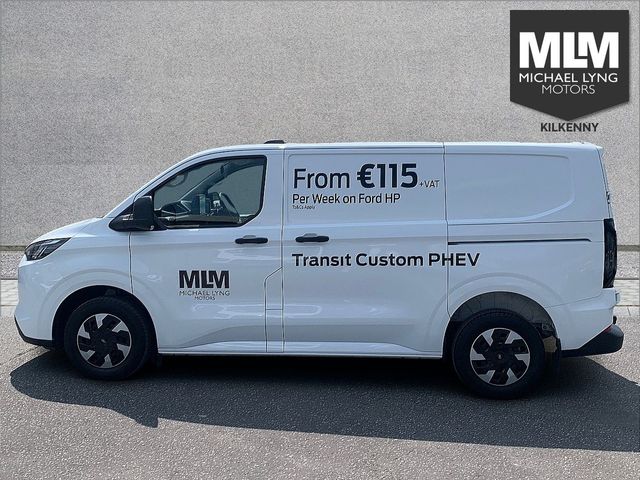 Image for 2025 Ford Transit Custom 320 PHEV SWB (V), Price Ex VAT, *Spare wheel, fixed towbar, Load area protection Kit, Seat Pack k4a*