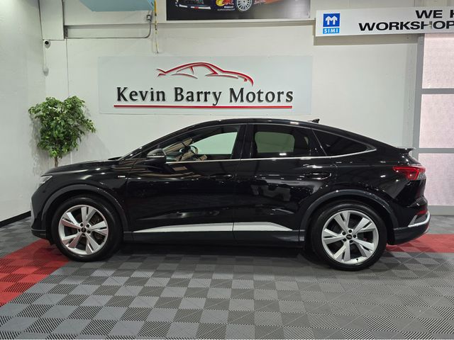 Image for 2024 Audi Q4 e-tron 45 SPORTBACK S LINE 282BHP AUTOMATIC **ONE OWNER / 20" ALLOYS / APPLE CARPLAY / ADAPTIVE CRUISE CONTROL / MATRIX LED HEADLIGHTS / HEATED FRONT SEATS / SONOS PREMIUM SOUND / SAT NAV / REVERSE CAMERA**