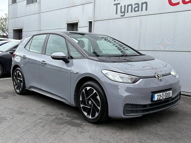 Image for 2022 Volkswagen ID.3 Pro 58KWH Life, 18” Alloys, Climate Control, Heated Seats, CarPlay, Lane Departure - First registered in March 2022 - Trade in Price €21, 444