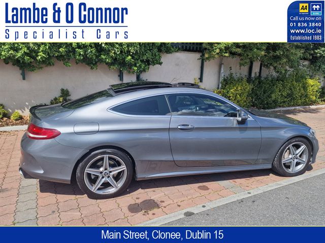 Image for 2016 Mercedes-Benz C Class C 220 D COUPE * AMG LINE * PREMIUM PLUS * SELENITE GRAY * PAN ROOF * ELEC SEATS * REVERSE CAMERA * HEATED SEATS * KEYLESS - GO * 