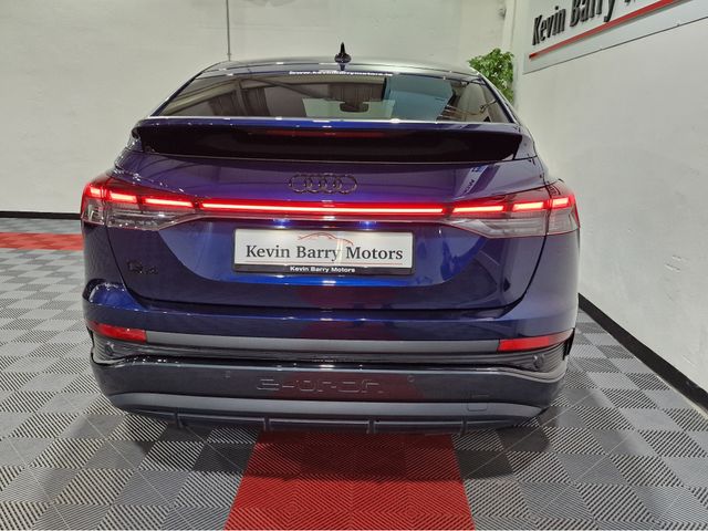 Image for 2024 Audi Q4 e-tron 45 SPORTBACK BLACK EDITION 282BHP (82KWH BATTERY) AUTOMATIC **ONE OWNER / 21" ALLOYS / ADAPTIVE CRUISE / ELECTRIC BOOTLID / FULL LEATHER / HEATED SEATS / SONOS PREMIUM SOUND / REVERSE CAMERA**