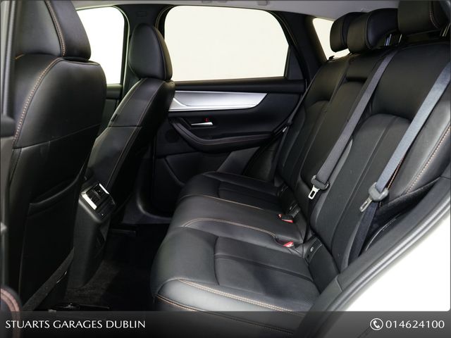 Image for 2024 Mazda CX-60 2.5 PHEV 327PS EXCLUSIVE LINE, COMFORT PACK, *RHODIUM WHITE WITH BLACK LEATHER, ADAPTIVE CRUISE CONTROL WITH PILOT ASSIST, ADAPTIVE LED HEADLIGHTS, UPGRADED 20 INCH ALLOY