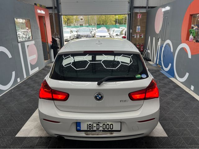 Image for 2018 BMW 1 Series €18950 2018 BMW 1 SERIES AUTOMATIC 118I 1.5L PETROL / 71K KMS / ADAPTIVE CRUISE CONTROL, HEATED SEATS, REVERSE CAMERA & MORE
