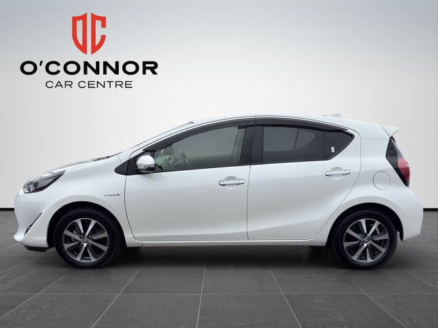 Image for 2018 Toyota Aqua "White, wise and wickedly efficient — the hybrid that makes every mile feel easy"