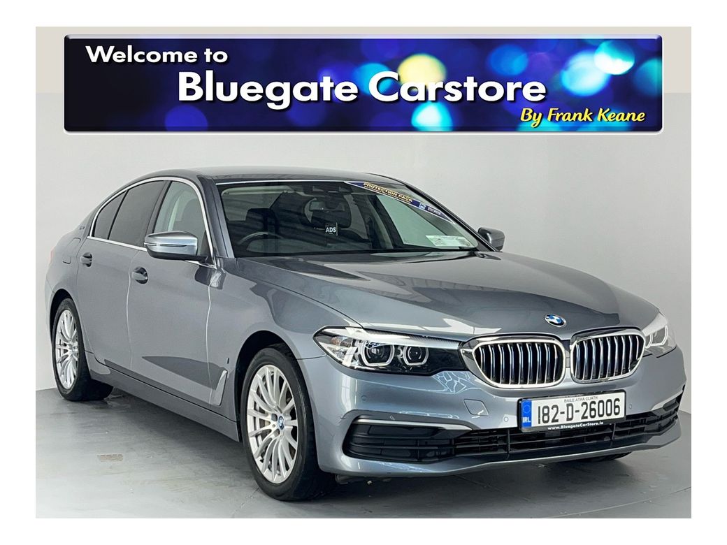 Image for 2018 BMW 5 Series E G30 SE 4DR AUTO**BLACK LEATHER INTERIOR**FRONT HEATED SEATS**DUAL CLIMATE CONTROL**MULTIFUNCTIONAL STEERING WHEEL**TOUCH SCREEN MEDIA DISPLAY**PARKING SENSORS**DRIVE MODES**KEYLESS START**
