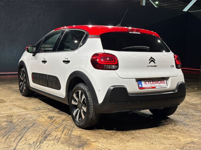 Image for 2020 Citroen C3 AUTOMATIC 1.2L - SHINE EDITION - WHITE/RED TWO TONE - DIAMOND CUT ALLOYS - CRUISE CONTROL - LANE KEEPING ASSIST - REVERSE CAMERA