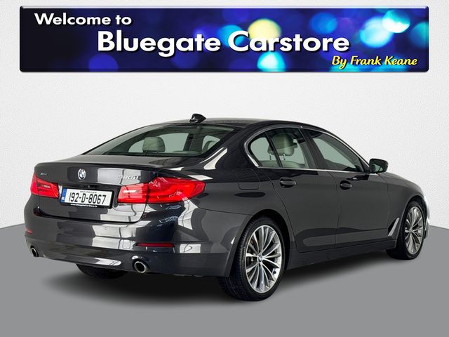Image for 2019 BMW 5 Series D XDRIVE SE**FRONT HEATED SEATS**CREAM LEATHER INTERIOR**TOUCH SCREEN INFOTAINMENT**REVERSE CAMERA**PARKING SENSORS**DUAL CLIMATE CONTROL**KEYLESS START**DRIVE MODES**FINANCE ARRANGED**