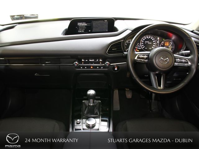 Image for 2022 Mazda CX-30 M Hybrid (122PS) HOMURA 2.0 PETROL* KEYLESS, HEADS UP, NAV, TRAFFIC SIGN RECOGNITION, REAR CAMERA, ADAP CRUISE, LANE DEPARTURE, HEATED SEATS, DUAL CLIMATE, BLIND SPOT DETECTION, PRIVACY 