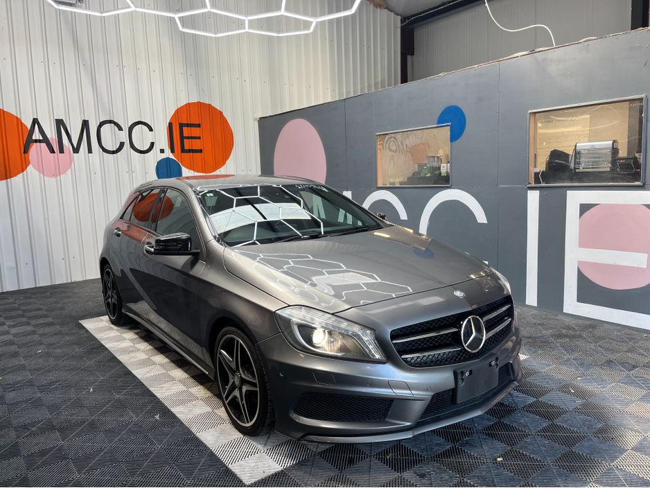 Image for 2015 Mercedes-Benz A Class ONLY €14950! MERCEDES A CLASS AUTOMATIC AMG LINE A180 SPORT / 106k KMs / REVERSE CAMERA , HEATED SEATS , ADAPTIVE CRUISE & MORE