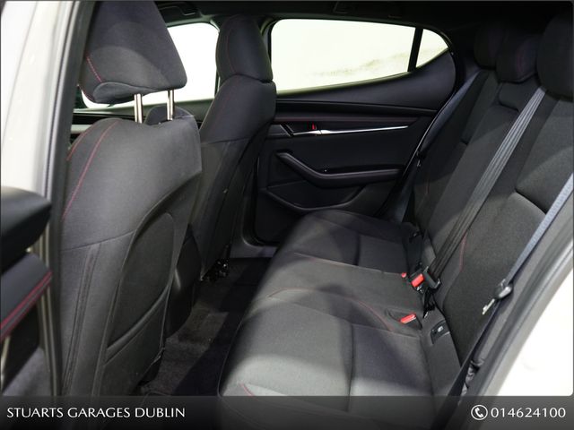Image for 2025 Mazda Mazda3 2.5P 137PS 6MT HOMURA 5 DOOR*5 YEAR WARRANTY, @ MAZDA SOUTH DUBLIN, WIRELESS CHARGER, WIRELESS CARPLAY, KEYLESS, HEADS UP, NAV, TRAFFIC SIGN RECOGNITION, REAR CAMERA, ADAP CRUISE, LANE DEPARTURE, HEAT