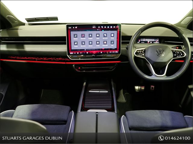 Image for 2024 Volkswagen ID.7 *ONLY 16, 100KM* MATCH PRO FINISHED IN AQUAMARINE BLUE METALLIC, REAR HEATED SEATS, 360 CAMERA, WIRELESS CHARGER ANDROID AUTO, APPLE CARPLAY
