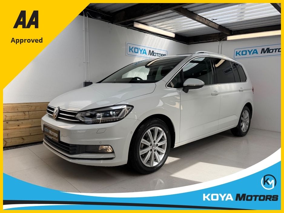 Image for 2018 Volkswagen Touran 7SEATER=2.0 TDI HIGHLINE PREMIUM PLUS 150 BHP DIESEL AUTOMATIC // IMMACULATE EXAMPLE // MATRIX LIGHTING // APPLE CARPLAY // HEATED SEATS // ELECTRIC TAILGATE // CRUISE CONTROL // UPGRADED GT ALLOYS