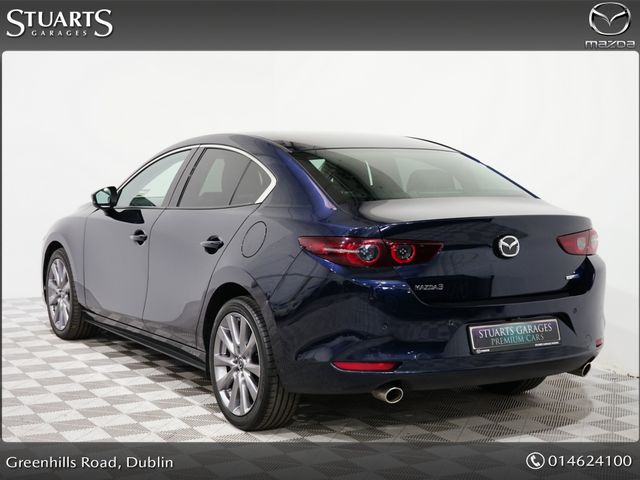 Image for 2021 Mazda Mazda3 1.8D 4DR Platinum Sport 4DR*MAZDA 3 1.8D PLATINUM SPORT*BLACK LEATHER HEATED ELECTRIC MEMORY SEATS, BOSE SOUND SYSTEM, ADAPTIVE LED LIGHTING, PRIVACY GLASS, 18 INCH CHROME ALLYS, KEYLESS, HEADS U