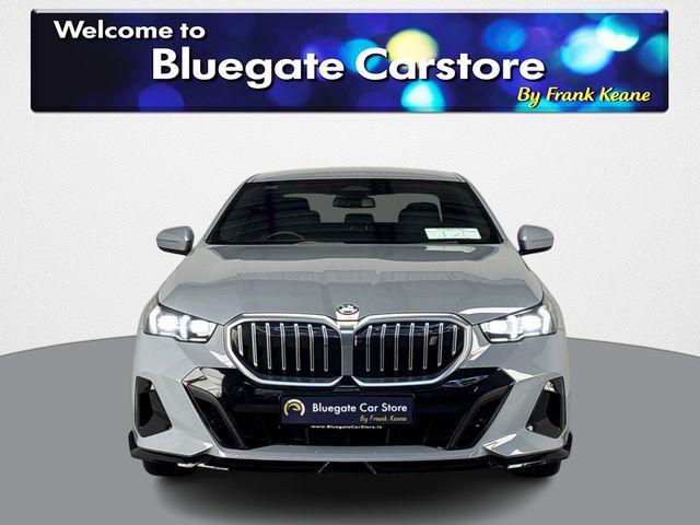Image for 2024 BMW i5 EDRIVE40 M SPORT NEW 21 ALLOYS"**NEW PERFORMANCE KIT**FULL BLACK LEATHER INTERIOR**FRONT HEATED SEATS**HEATED STEERING WHEEL**APPLE CARPLAY**360 CAMERA**PARKING SENSORS**ELECTRIC HANDBRAKE**