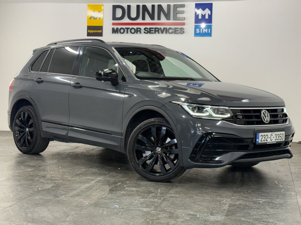 Image for 2023 Volkswagen Tiguan **R-LINE**360 CAMERA**PANORAMIC ROOF**360 PARKING SENSORS**20" BLACK ALLOY WHEELS**FULL LEATHER SEATS**DRIVER AND PASSENGER MEMORY SEATS**HEATED FRONT SEATS**HEATED STEERING WHEEL**IQ HEADLAMPS**2 KEY