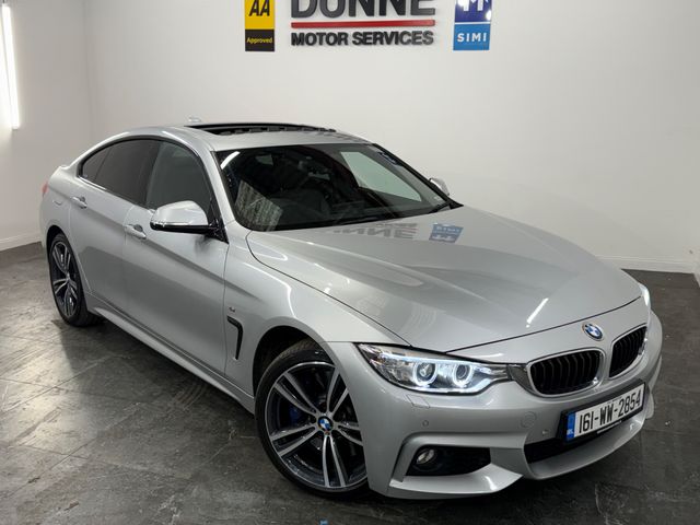 Image for 2016 BMW 4 Series **435D**XDRIVE M SPORT**313BHP**GRANCOUPE**PRO MODEL**SUNROOF**XENON HEADLIGHTS AND TAILIGHTS**19'' DIAMOND CUT WHEELS**HARMON KARDON SPEAKERS**BIG SCREEN MEDIA**HEADS UP DISPLAY