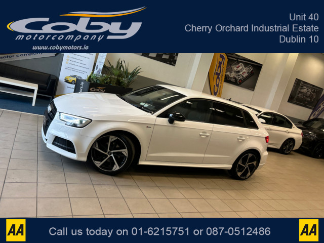Image for 2019 Audi A3 SPORTBACK 1.0 TFSI 116HP S LINE 4DR 30. New NCT, Alloy Wheels, 2Keys, Sat Nav, Full Electrics, Bluetooth, Half Leather, MFSW, Cruise Control, Reverse Camera, Parking Sensors, Air Conditioning and more